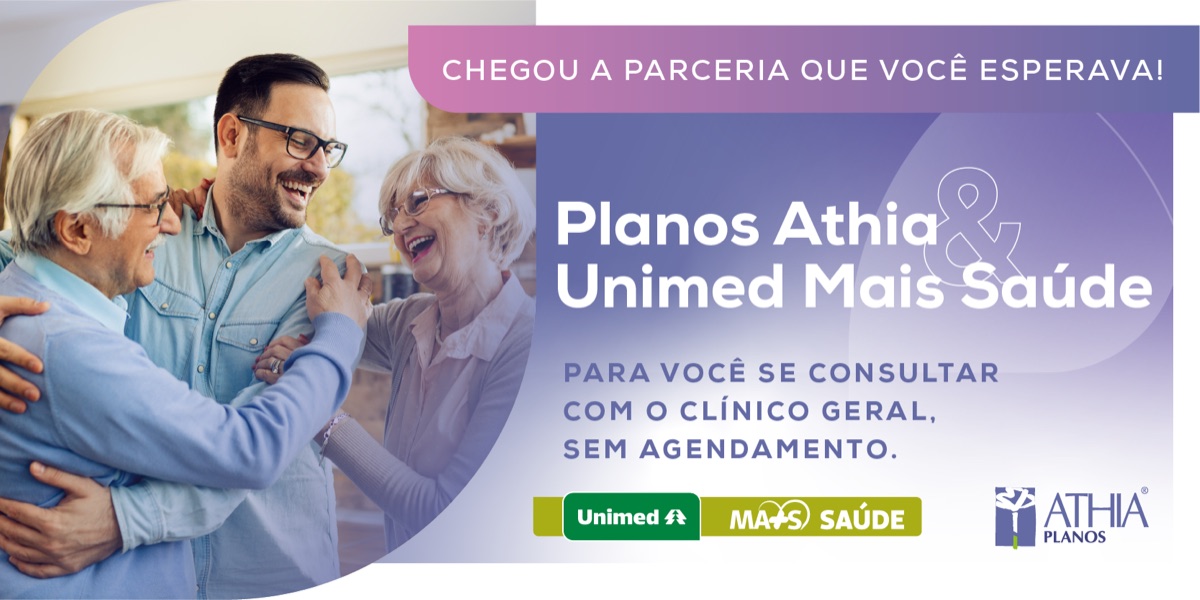 Chegou a parceria que você esperava: Unimed Mais Saúde!